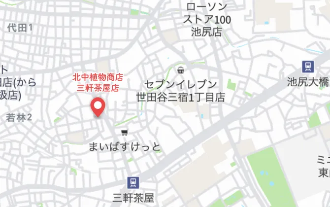 下北沢・三軒茶屋エリア 地図